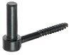 ALBERTS Kloben Torhaken Einschrauben Stahl Tauchlack Dorn Ø 14 mm Länge 105 mm