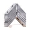 12x ALBERTS Verbinder Stuhlwinkel Bauwinkel Stahl gelb verzinkt 30x30x14 mm