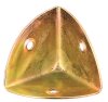 ALBERTS Eckplatte Eckwinkel Kistenecke Kistenbeschlag Stahl verzinkt 35x35x25 mm
