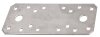 ALBERTS Flachwinkel Holzverbinder Lochplatte Nagelplatte Stahl verzinkt 96x35 mm