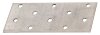 ALBERTS Flachwinkel Verbinder Lochplatte Nagelplatte Stahl verzinkt 100x40 mm