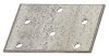 ALBERTS Flachwinkel Holzverbinder Lochplatte Nagelplatte Stahl verzinkt 60x40 mm