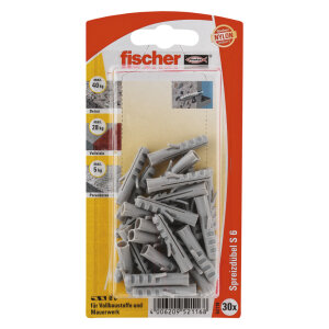 fischer Dübel Nylon mit zweifach Spreizung S...
