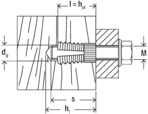 fischer Messingdübel PA 4 M 8/25 mm mit Rand (4 Stück) 052485