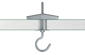 fischer Kippdübel Hohlraumdübel Federklappdübel Ø 14 mm mit Haken (2 Stück)