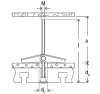fischer Kippdübel Hohlraumdübel Federklappdübel Ø 14 mm mit Haken (2 Stück)