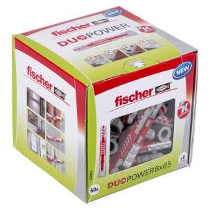 fischer Universaldübel DuoPower 8x65 mm mit Rand (50...