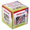 fischer Universaldübel DuoPower 8x65 mm mit Rand (50 Stück) 538251