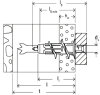 fischer Gipskartondübel DuoBlade Ø 4-5 mm mit Schaftrippen (40 Stück) 545677