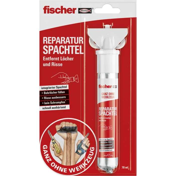 fischer REPARATUR SPACHTEL weiß 70 ml für...