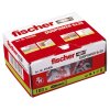 fischer Universaldübel DuoPower 6x30 mm mit Rand 535453 Großpackung (100 Stück)