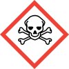 REACH-CLP Gefahrenpiktogramm GHS Etiketten Sticker Warnung Gefahr Hinweis Gefahrgutklasse GHS06: Totenkopf mit gekreuzten Knochen (1.000 St.)
