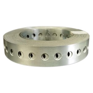 10 m Lochband Nagelband Montageband Befestigungsband...