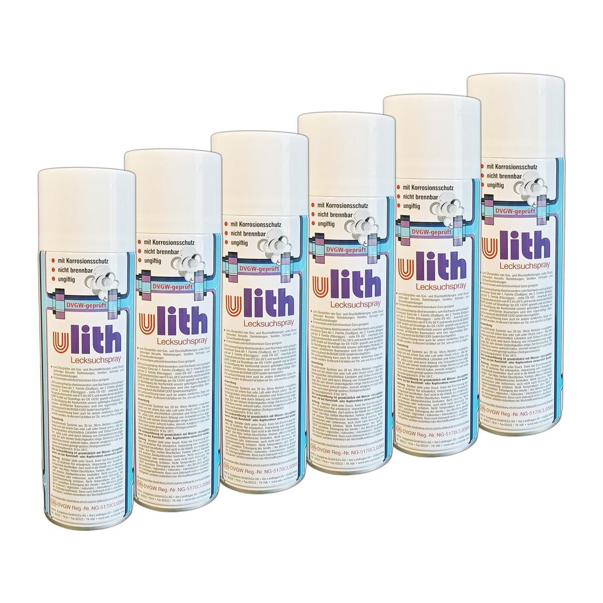 Finde Lecks schnell! Ulith Spray 6er-Set