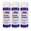 3x Ulith PTFE Spray 400 ml Gleitmittel Schmiermittel Imprägnieren Korrosionschutz