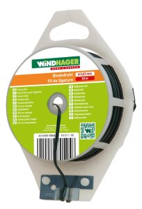 100 m Windhager Gartendraht Bindedraht Pflanzendraht Basteldraht Ø 0,65 mm