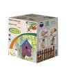 Windhager Bausatz Vogelhaus Nistkasten Brutkasten selbst bauen 18x17x19 cm