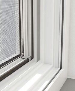 Windhager Montageset für Insektenschutz Winkel Feder Fenster verstellbar
