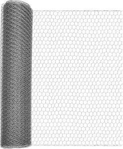 Windhager Maschendrahtzaun 2,5x0,5 m Sechseckgeflecht...