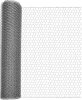 Windhager Maschendrahtzaun 2,5x0,5 m Sechseckgeflecht Hasendraht Drahtgitter MW 13 mm