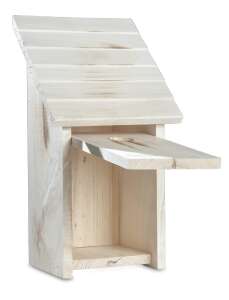 Windhager Vogelhaus Family Nistkasten Brutkasten Schutz Massivholz 14x18x34 cm