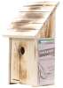 Windhager Vogelhaus Family Nistkasten Brutkasten Schutz Massivholz 14x18x34 cm