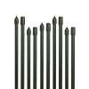 5x Windhager Pflanzstab Pflanzenstütze Rankhilfe Rankstab Stahl grün beschichtet 90 cm