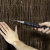 Windhager Sichtschutzmatte Heidekraut Balkonblende Zaunmatte 300x100 cm natur