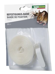 2,5 m Windhager Befestigungsband Klebeband Fliegengitter Insektenschutzgewebe