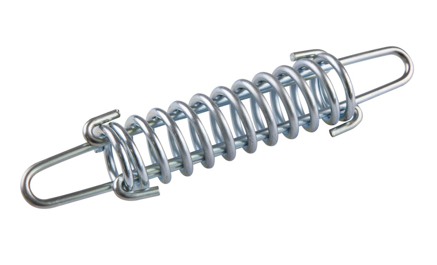 Produktbild von 1 Stück Zugfeder – Doppelhaken, 3,5 X 35 X 140 Mm, Federstahl – Für Türen, Maschinen & DIY