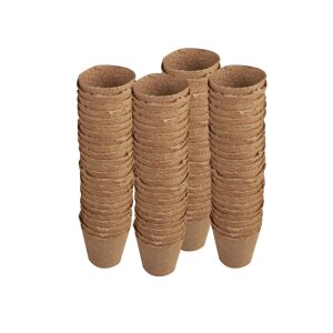48x Windhager Anzuchttopf Pflanztopf Aussaattopf Ziehtopf Saattopf Ø 8 cm