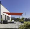 Windhager Sonnensegel Cannes R Sonnenschutz Garten Terrasse 3x2 m rot