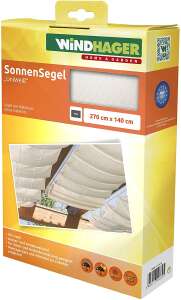 Windhager Sonnensegel Sonnenschutz Markise Garten...