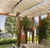 Windhager Sonnensegel Sonnenschutz Markise Garten Terrasse 420x140 cm beige/sand