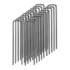 20x Erhard-Trading Metallheringe Erdanker Erdnägel Bodenanker Zeltheringe 15x2,5 cm