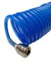 Spiralschlauch Druckluftschlauch 5 | 10 | 15 | 25 m 1/4" Kompressorschlauch Pressluftschlauch Druckluft