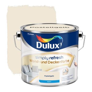 Dulux Simply Refresh Pastellgelb matt 2,5 l Farbe Innen...