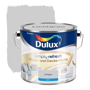 Dulux Simply Refresh Lichtgrau matt 2,5 l Farbe Innen...