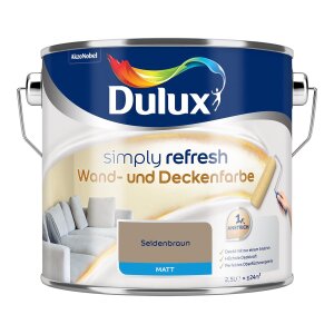 Dulux Simply Refresh Seidenbraun matt 2,5 l Farbe Innen...