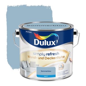 Dulux Simply Refresh Sommerblau matt 2,5 l Farbe Innen...