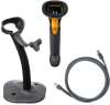 ZEBRA LS2208, 1D, SR, Multi-IF, Kit (USB), anthrazit - inkl. USB-Kabel & Standfuß