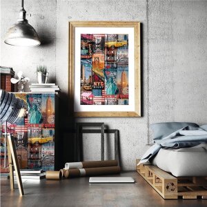 d-c-fix Klebefolie Manhattan Möbelfolie Selbstklebend Dekor 200 x 67,5 cm