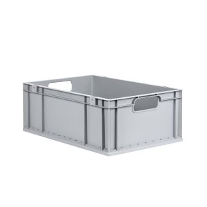 Allit ProfiPlus EuroEco O Eurobehälter in verschiedenen Höhen Industriequalität Eurobox Lagerkiste grau 600 x 400 mm