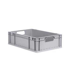 Allit ProfiPlus EuroEco O Eurobehälter in verschiedenen Höhen Industriequalität Eurobox Lagerkiste grau 600 x 400 mm