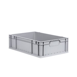 Allit ProfiPlus EuroEco C Eurobehälter Industriequalität Eurobox Lagerkiste grau mit geschlossenem Griff 600 x 400 mm