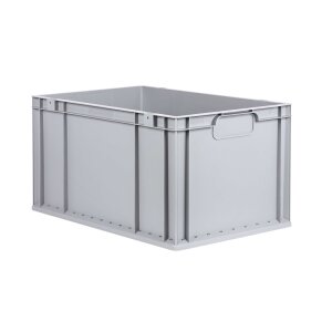 Allit ProfiPlus EuroEco C Eurobehälter Industriequalität Eurobox Lagerkiste grau mit geschlossenem Griff 600 x 400 mm