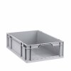 Allit ProfiPlus EuroStore L Sichtlagerkasten mit offener Front 600 x 400 mm Eurobehälter Eurobox Lagerkiste mit Sicht-/Entnahmeöffnung