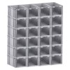24x Allit ProfiPlus EuroStore L-632 Sichtlagerkasten mit offener Front Eurobehälter Eurobox Lagerkiste mit Sicht-/Entnahmeöffnung 600 x 400 x 320 mm