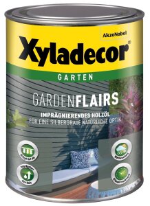 Xyladecor Gardenflairs Klassik Grau 1 l Außen...