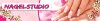 Banner 2,5 m NAGELSTUDIO XXL Werbung PVC-Plane mit Ösen zum Aufhängen